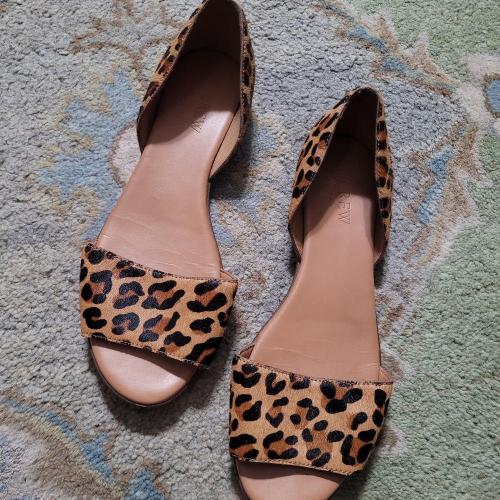Cheetah Jcrew Slip Ons